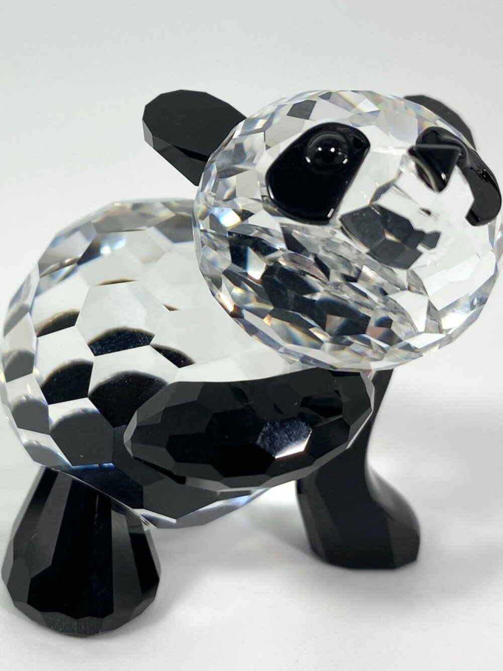 SWAROVSKI Figurine mama Panda silver crystal figurine 6833 NO box